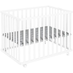 Parc bébé pliable - ROBA - LITTLE STARS - 75 x 100 cm - Réglable en