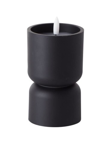 Lampe de table d'extérieur - BRILLIANT - LOVERE - Forme bougie - Plastique - 3 W - Noir