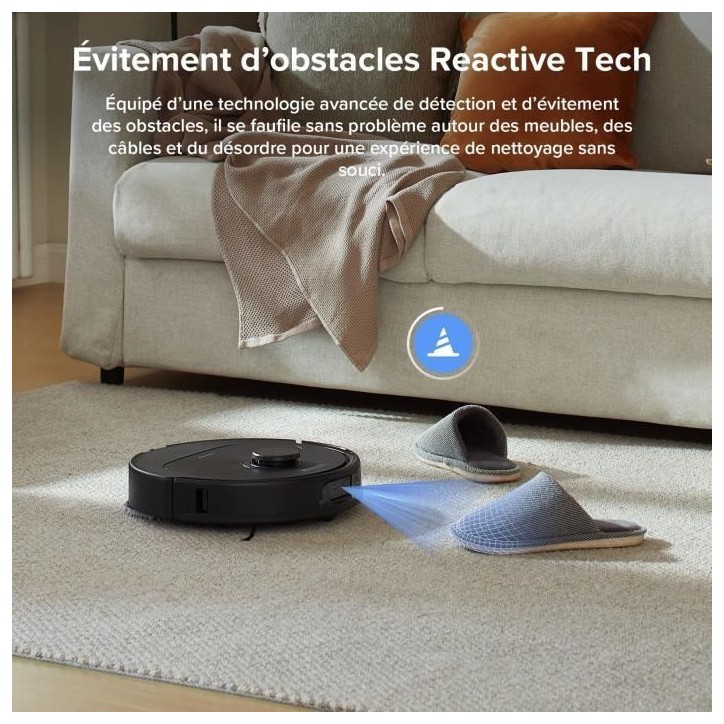 ROBOROCK QR 598 - Aspirateur Robot Laveur - 8000 Pa - Station Multifonctionnelle - Anti-enchevetrement ROBOROCK QR 598 - Aspirateur Robot Laveur - 8000 Pa - Station Multifonctionnelle - Anti-enchevetrement