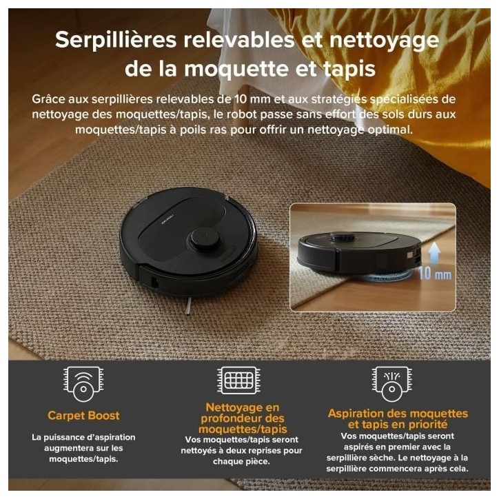 ROBOROCK QR 598 - Aspirateur Robot Laveur - 8000 Pa - Station Multifonctionnelle - Anti-enchevetrement ROBOROCK QR 598 - Aspirateur Robot Laveur - 8000 Pa - Station Multifonctionnelle - Anti-enchevetrement