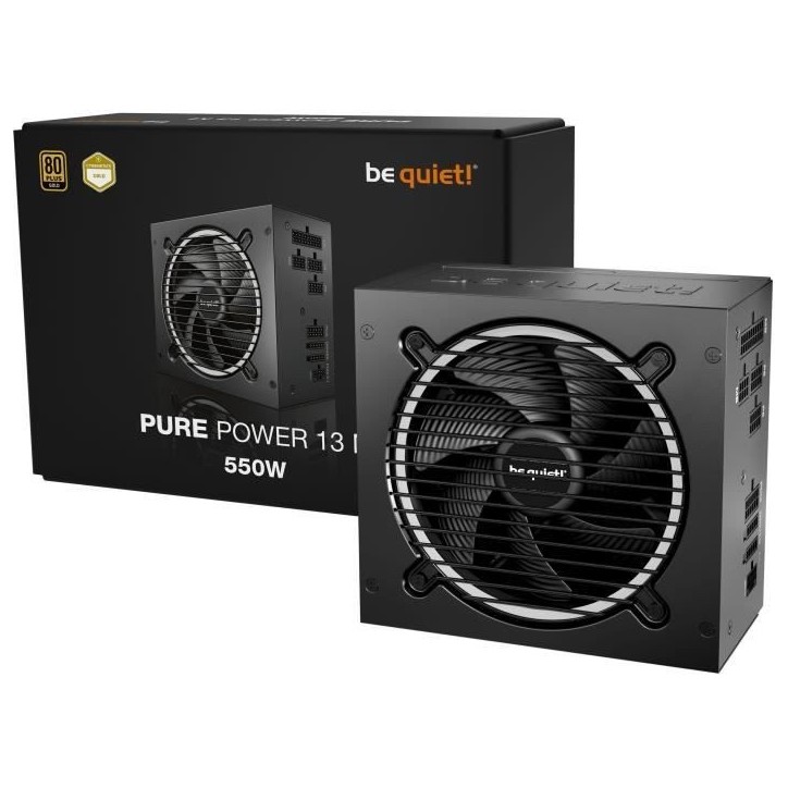Alimentation PC - BE QUIET! - Pure Power 13 M - 550 W - BP024EU - Fiable et silencieuse