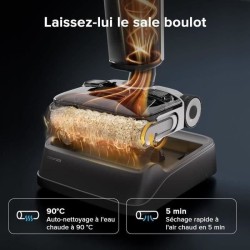ROBOROCK F25 ACE - Aspirateur Laveur sans Fil - 20 000 Pa - Tout-en-Un