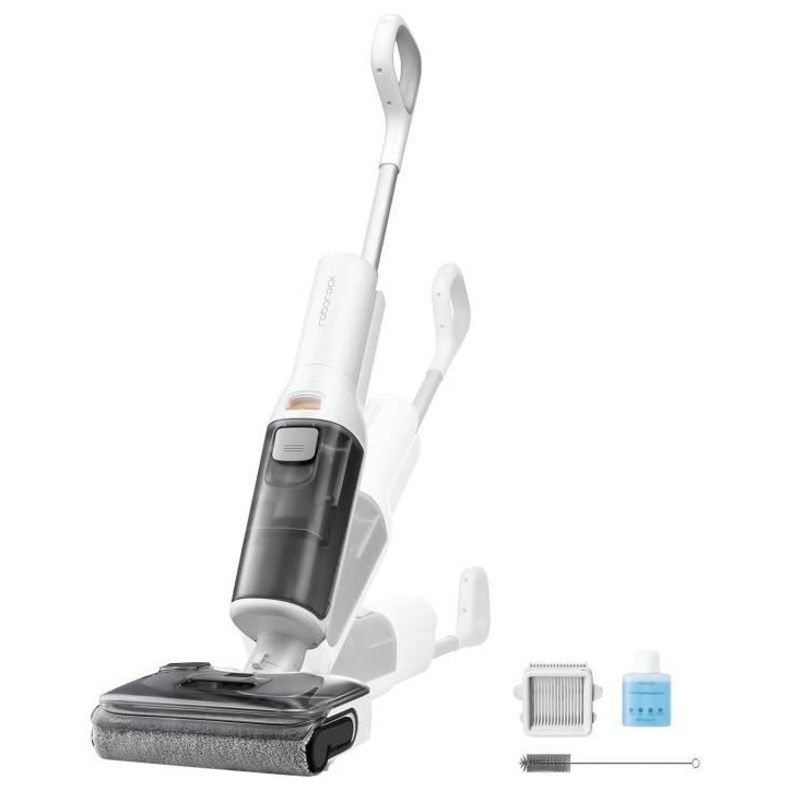ROBOROCK F25 RT - Aspirateur Balai Laveur - 20000 Pa - Lavage a Chaud a 90 °C - Nettoyage Deux Bords - Auto-Nettoyage a l'eau c ROBOROCK F25 RT - Aspirateur Balai Laveur - 20000 Pa - Lavage a Chaud a 90 °C - Nettoyage Deux Bords - Auto-Nettoyage a l'eau c