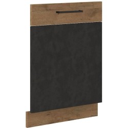 Porte habillage lave-vaisselle ROCK - Chene Lancelot et gris matera -