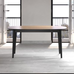 Table a manger - Ronin - Chene - Ovale - En MDF - Contemporain - 8 per