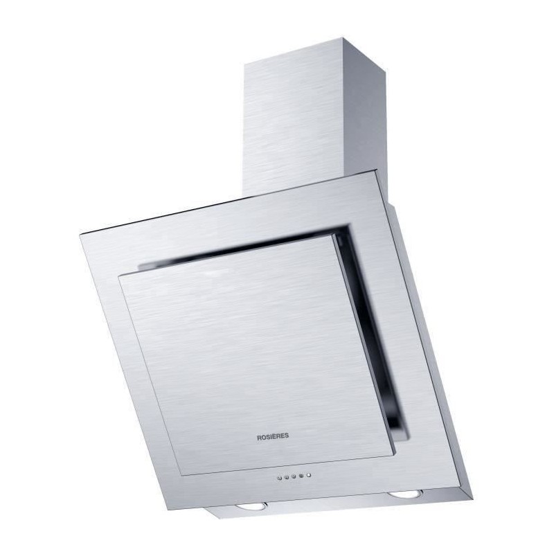 Hotte décorative ROSIeRES RDX6MX - L 60 cm - Inox - 66 dB - 4 vitesse Hotte décorative ROSIeRES RDX6MX - L 60 cm - Inox - 66 dB - 4 vitesse