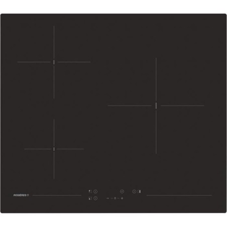 Table de cuisson vitrocéramique - ROSIERES - 3 feux - 5500 W - Comman
