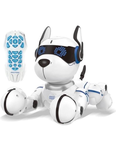 POWER PUPPY - Mon chien robot savant programmable et tactile avec télécommande - LEXIBOOK