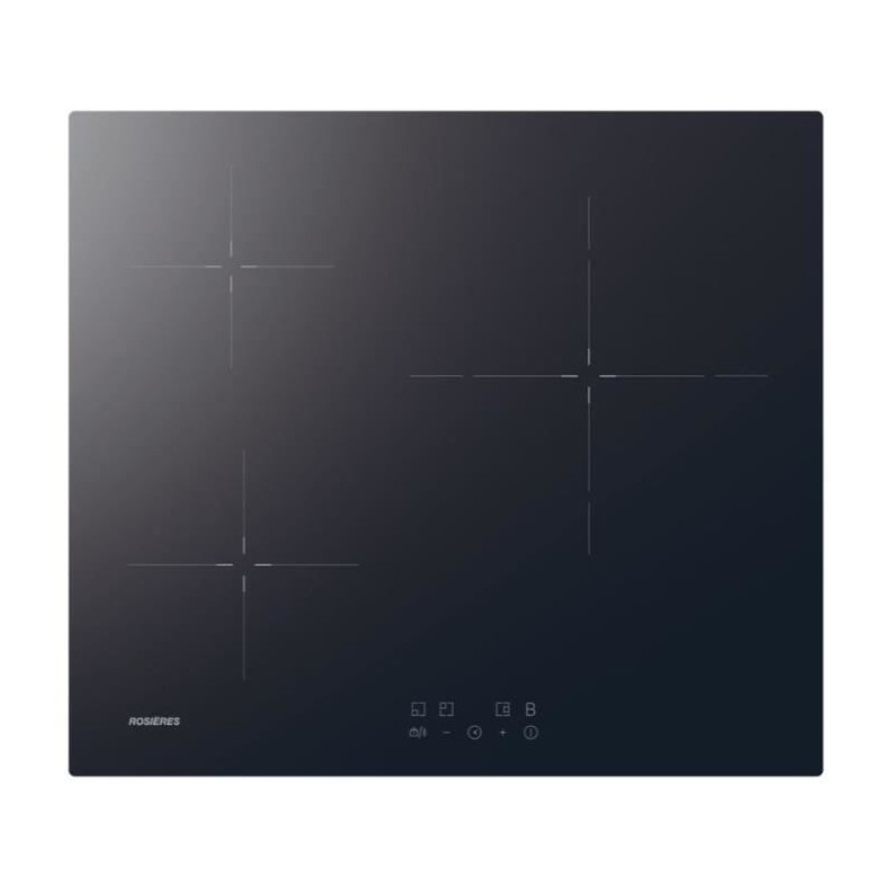Plaque de cuisson induction ROSIERES - 3 feux - 59 x 52 x 5,8 cm - RI6 Plaque de cuisson induction ROSIERES - 3 feux - 59 x 52 x 5,8 cm - RI6