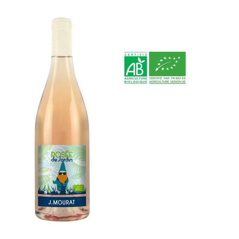 Rosée de Jardin 2022 Vin de France - Vin rosé de Loire - Bio Rosée de Jardin 2022 Vin de France - Vin rosé de Loire - Bio