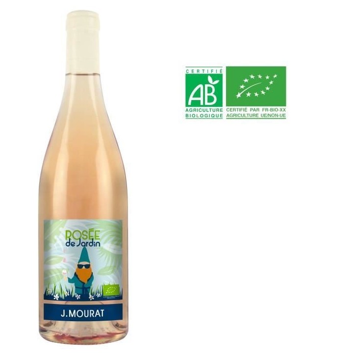 Rosée de Jardin 2022 Vin de France - Vin rosé de Loire - Bio