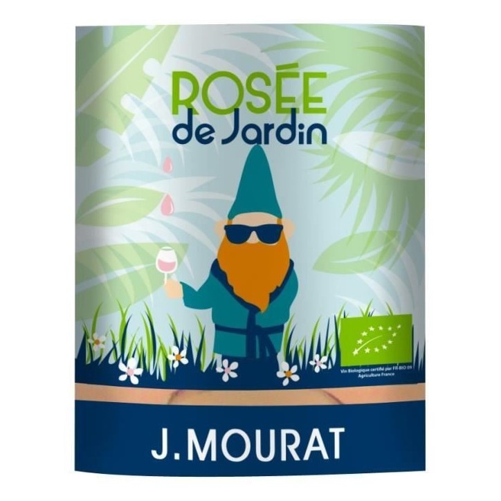 Rosée de Jardin 2022 Vin de France - Vin rosé de Loire - Bio