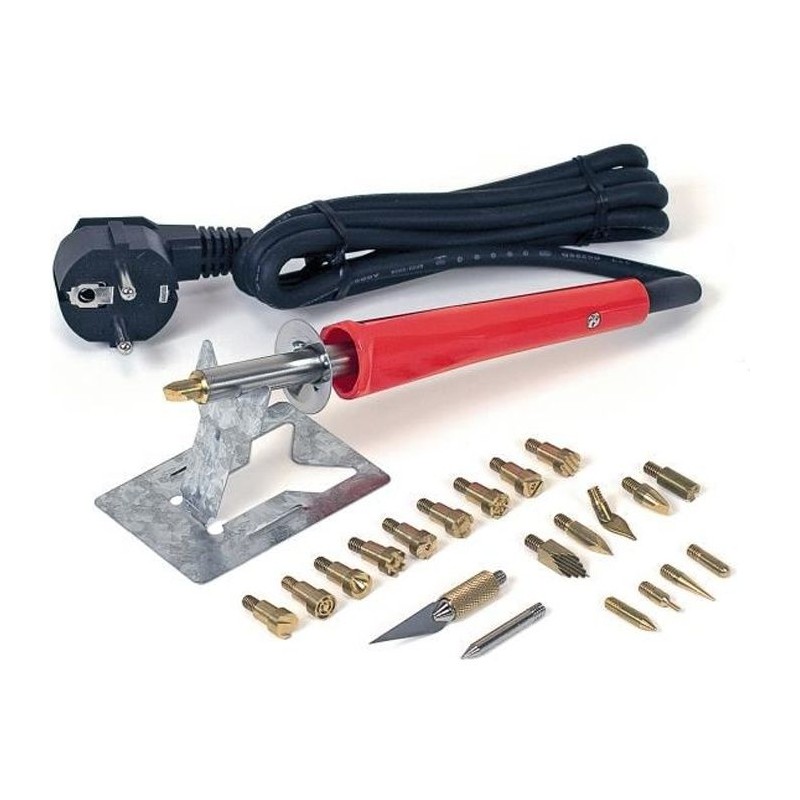 ROTHENBERGER Coffret pyrograveur complet - Rouge ROTHENBERGER Coffret pyrograveur complet - Rouge