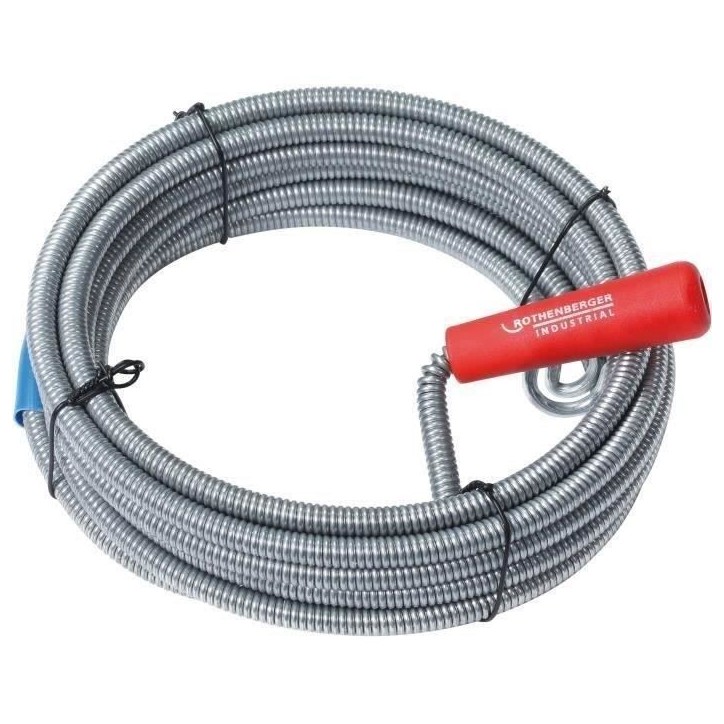 Déboucheur tete d'accrochage - ROTHENBERGER - Flexible - Ø9 mm - L5 m Déboucheur tete d'accrochage - ROTHENBERGER - Flexible - Ø9 mm - L5 m