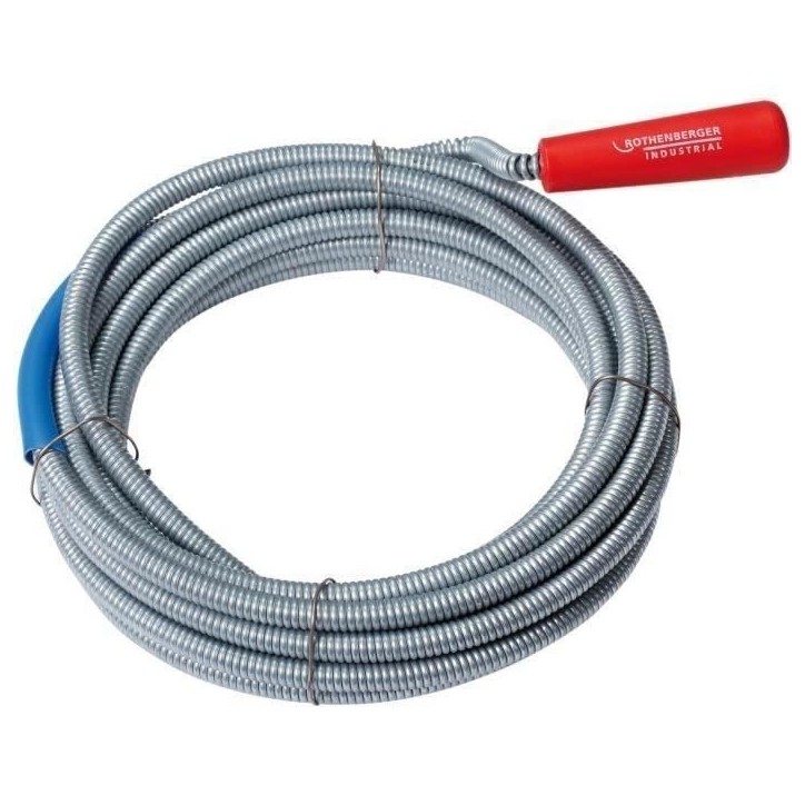 Déboucheur tete d'accrochage - ROTHENBERGER - Flexible - Ø9 mm - L7 m Déboucheur tete d'accrochage - ROTHENBERGER - Flexible - Ø9 mm - L7 m