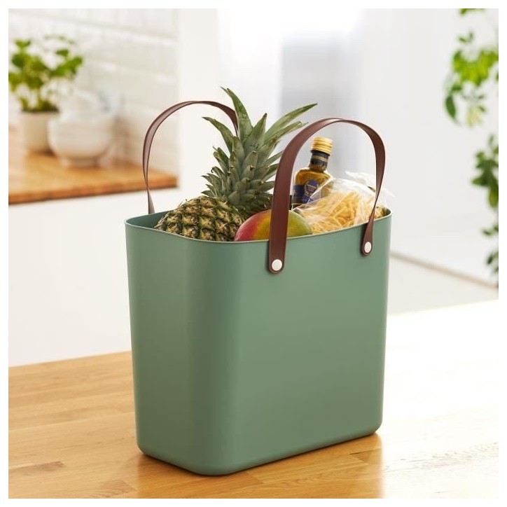 Cabas - Mpets - ALBULA 25L - Vert de gui - 100% Recyclable - 40 kg de charge Cabas - Mpets - ALBULA 25L - Vert de gui - 100% Recyclable - 40 kg de charge