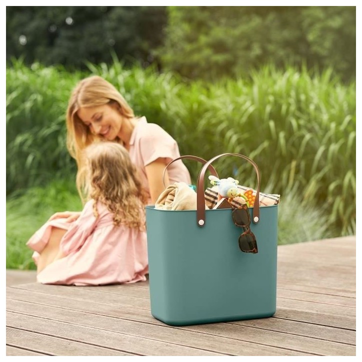 Cabas - Mpets - ALBULA 25L - Vert de gui - 100% Recyclable - 40 kg de charge Cabas - Mpets - ALBULA 25L - Vert de gui - 100% Recyclable - 40 kg de charge