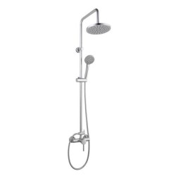 Colonne de douche ROUSSEAU Timaru avec mitigeur mécanique chrome - Te