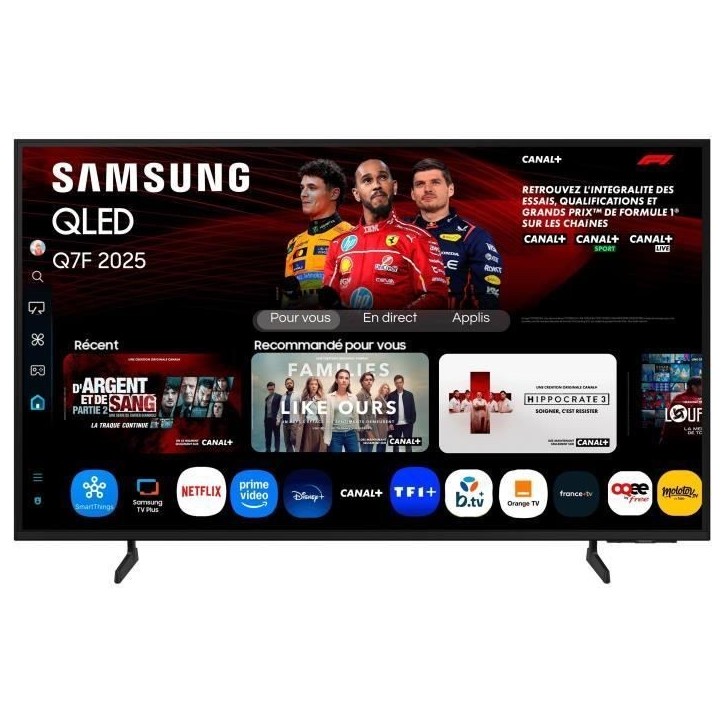 Samsung QE43Q72F - TV QLED 43 (109 cm) - 4K UHD 3840x2160 - HDR10+ - Smart TV - Gaming Hub - 3xHDMI - WiFi Samsung QE43Q72F - TV QLED 43 (109 cm) - 4K UHD 3840x2160 - HDR10+ - Smart TV - Gaming Hub - 3xHDMI - WiFi