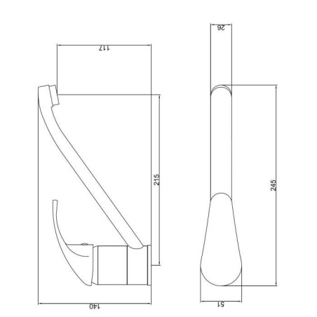 Edouard Rousseau -Mitigeur Evier BELFORT - Chromé