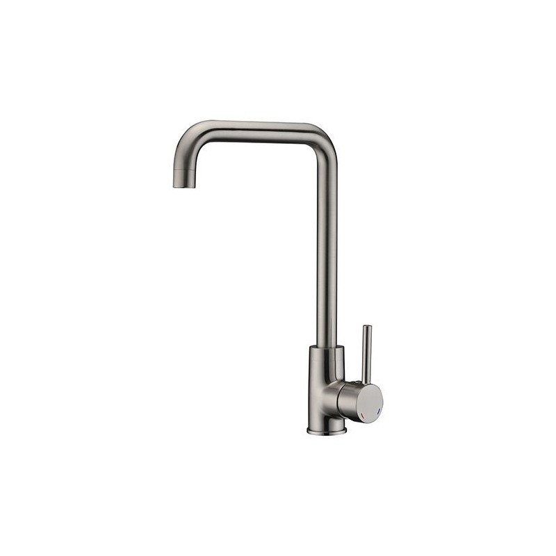 ROUSSEAU Robinet mitigeur de cuisine Kiloo - Sans douchette - Gris ino ROUSSEAU Robinet mitigeur de cuisine Kiloo - Sans douchette - Gris ino
