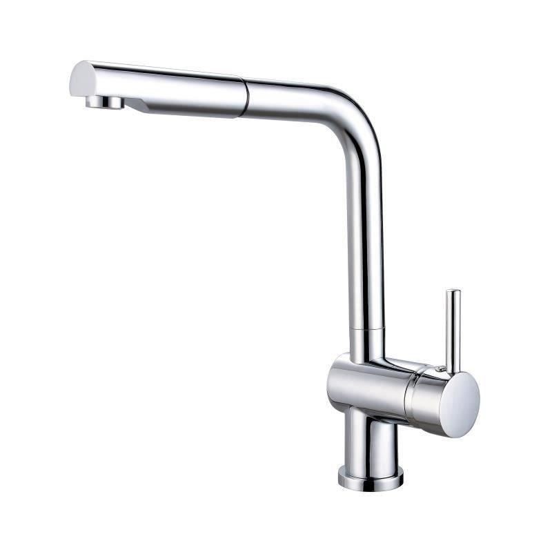 ROUSSEAU Robinet mitigeur de cuisine Matsouko - Avec douchette - Gris ROUSSEAU Robinet mitigeur de cuisine Matsouko - Avec douchette - Gris