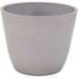 Pot de fleur - MEGA COLLECTIONS - Ecostone Egg - Ø 41 cm - H 33 cm - Taupe