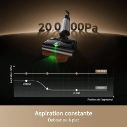 Aspirateur Balai Laveur - MOVA X4 PLUS - Anti-enchevetrement - Nettoya
