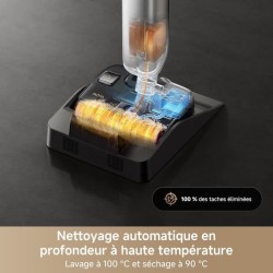 Aspirateur Balai Laveur - MOVA X4 PLUS - Anti-enchevetrement - Nettoya