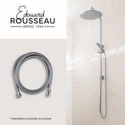 Flexible de douche - ROUSSEAU - Écrou métal anti-torsion - Sertis de
