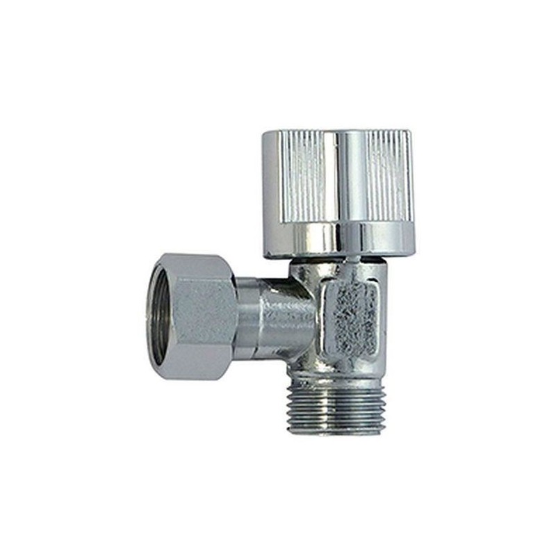 Robinet d'arret équerre - ROUSSEAU - 3/8 mâle/femelle - 1/4T - Laito