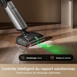Aspirateur Balai Laveur - MOVA X4 PLUS - Anti-enchevetrement - Nettoya