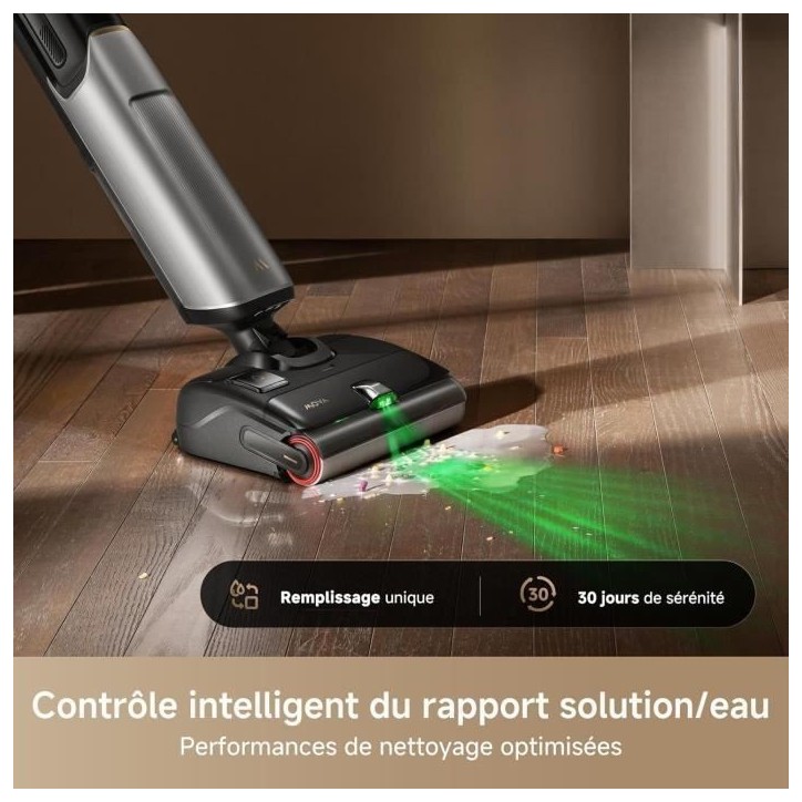 Aspirateur Balai Laveur - MOVA X4 PLUS - Anti-enchevetrement - Nettoyage Auto 100 °C - Aspiration 20 kPa Aspirateur Balai Laveur - MOVA X4 PLUS - Anti-enchevetrement - Nettoyage Auto 100 °C - Aspiration 20 kPa