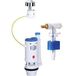 Kit mécanisme WC avec robinet flotteur latéral - ROUSSEAU - 3/6L - C
