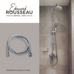 Flexible de douche - ROUSSEAU - Raccord universel - Format compact -