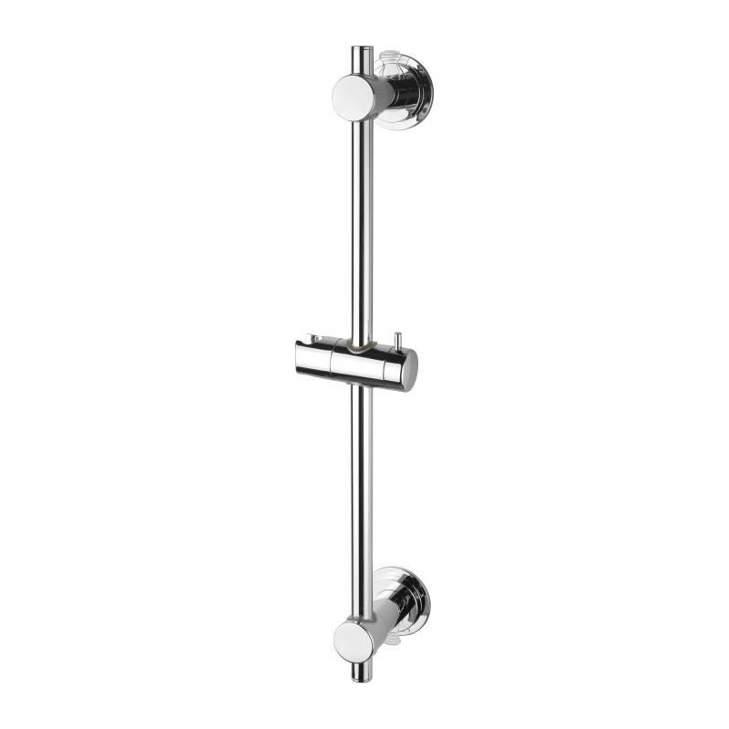 Barre de douche universelle ROUSSEAU - Inox chromé - Longueur 60,5 cm Barre de douche universelle ROUSSEAU - Inox chromé - Longueur 60,5 cm
