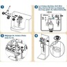Robinet flotteur latéral pour réservoir WC apparent - ROUSSEAU - Cer