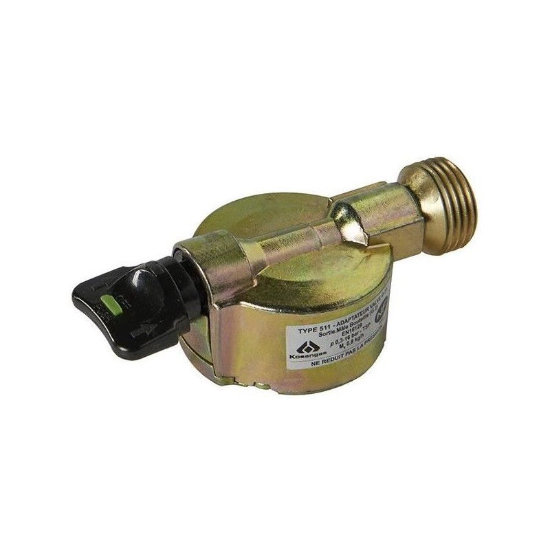 Robinet adaptateur Bethane / Propane NF - ROUSSEAU - D.20mm Robinet adaptateur Bethane / Propane NF - ROUSSEAU - D.20mm