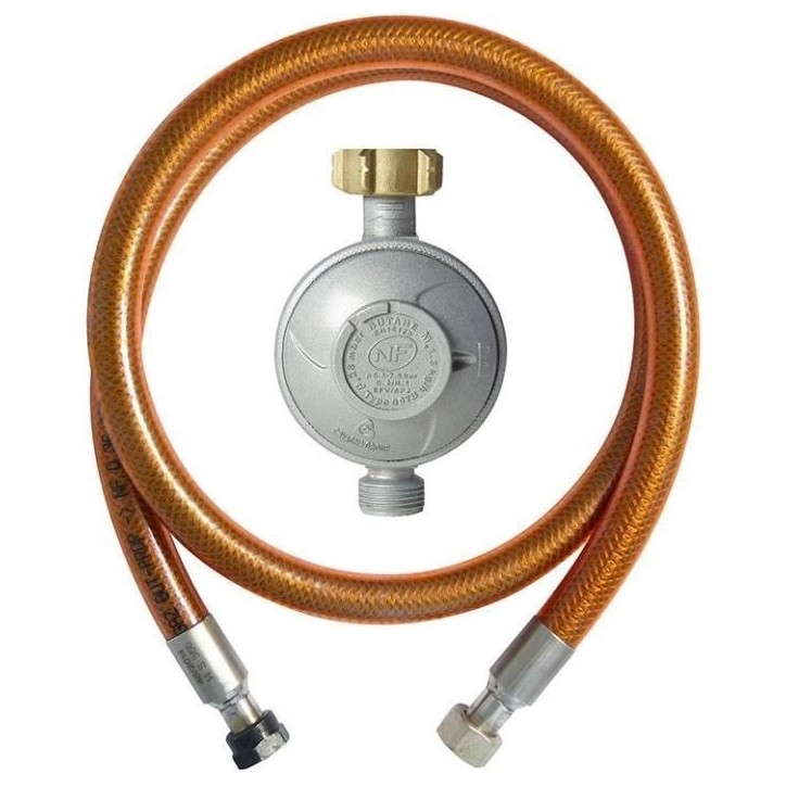 Kit Butane avec détendeur + Fléxible 1m50 NF - ROUSSEAU Kit Butane avec détendeur + Fléxible 1m50 NF - ROUSSEAU