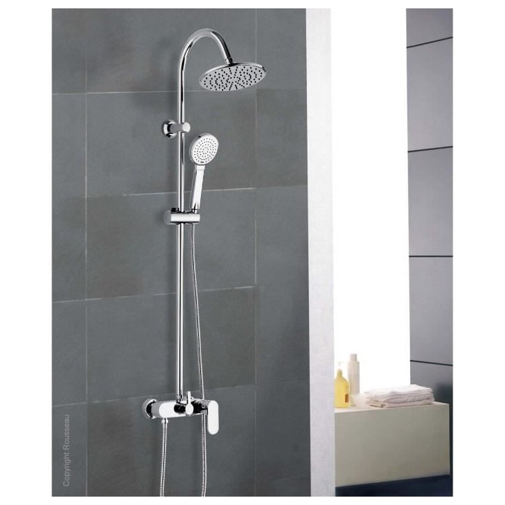 ROUSSEAU Colonne de douche avec robinet mitigeur mécanique Dakota ROUSSEAU Colonne de douche avec robinet mitigeur mécanique Dakota