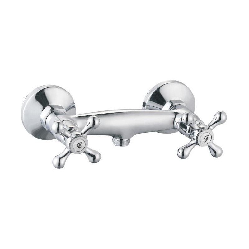 Robinet mélangeur mécanique douche Beverley - ROUSSEAU - Style rétr Robinet mélangeur mécanique douche Beverley - ROUSSEAU - Style rétr