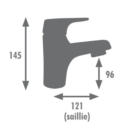 Edouard Rousseau - Mitigeur Lavabo KIOPTA - Chromé