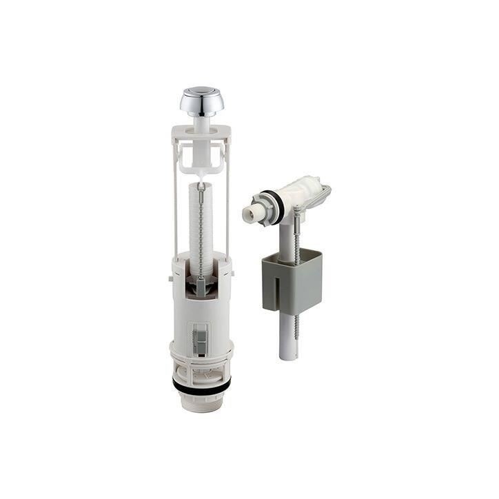 Kit mécanisme WC a alimentation latérale avec flotteur - ROUSSEAU - Anti-siphonage - Réglable en hauteur (280 a 430 mm) Kit mécanisme WC a alimentation latérale avec flotteur - ROUSSEAU - Anti-siphonage - Réglable en hauteur (280 a 430 mm)