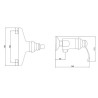 Mitigeur douche - ROUSSEAU - BYRON - cartouche céramique - laiton - c