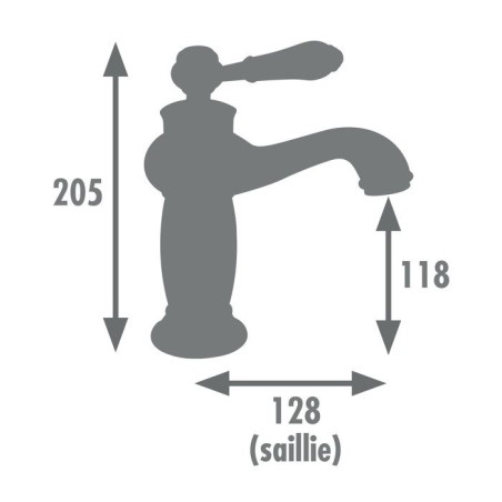 Edouard Rousseau - Mitigeur Lavabo MARPLE - Chromé