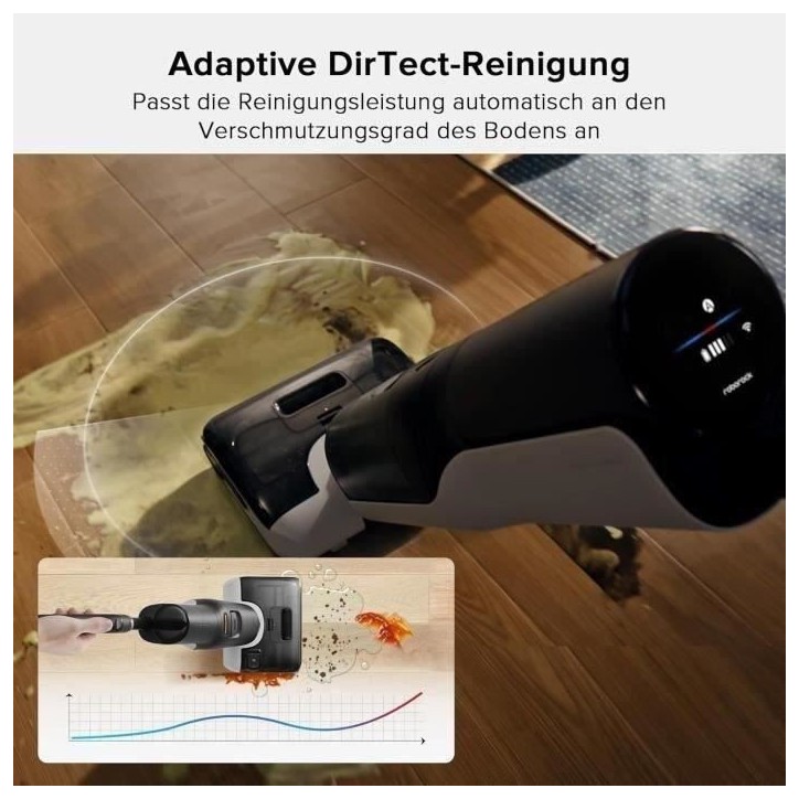 Aspirateur Laveur ROBOROCK F25 - 20 000 Pa - Tout-en-Un avec séchage Rapide a 90 °C - Auto-Nettoyage a l'eau Chaude Aspirateur Laveur ROBOROCK F25 - 20 000 Pa - Tout-en-Un avec séchage Rapide a 90 °C - Auto-Nettoyage a l'eau Chaude