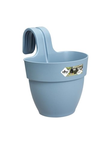 ELHO - Pot de fleurs - Vibia Campana Easy Hanger Small - Bleu Vintage - Balcon extérieur - L 24.1 x W 20.5 x H 26.5 cm