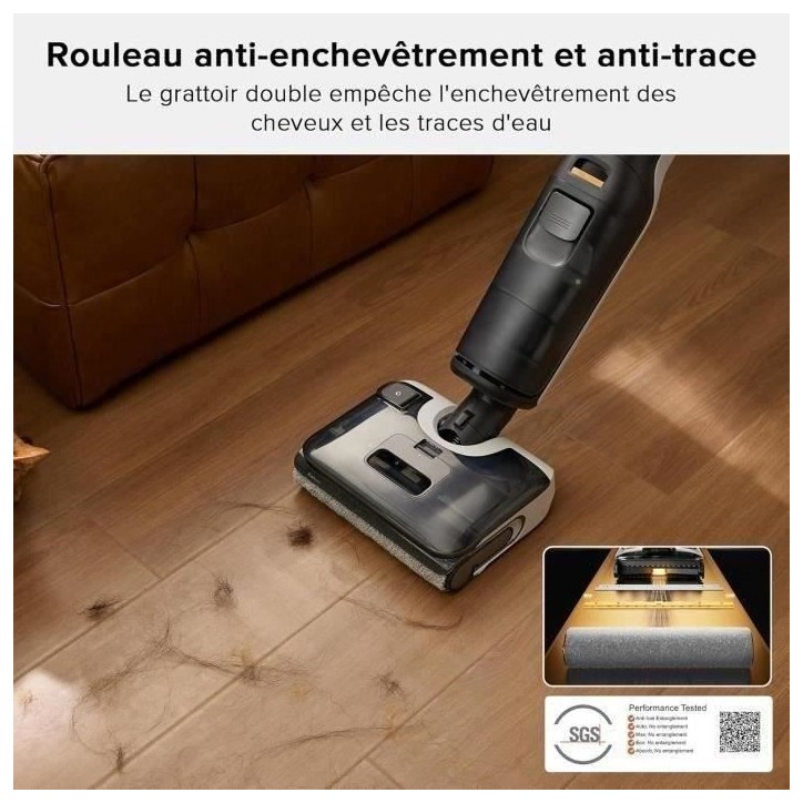 Aspirateur Laveur ROBOROCK F25 - 20 000 Pa - Tout-en-Un avec séchage Rapide a 90 °C - Auto-Nettoyage a l'eau Chaude Aspirateur Laveur ROBOROCK F25 - 20 000 Pa - Tout-en-Un avec séchage Rapide a 90 °C - Auto-Nettoyage a l'eau Chaude