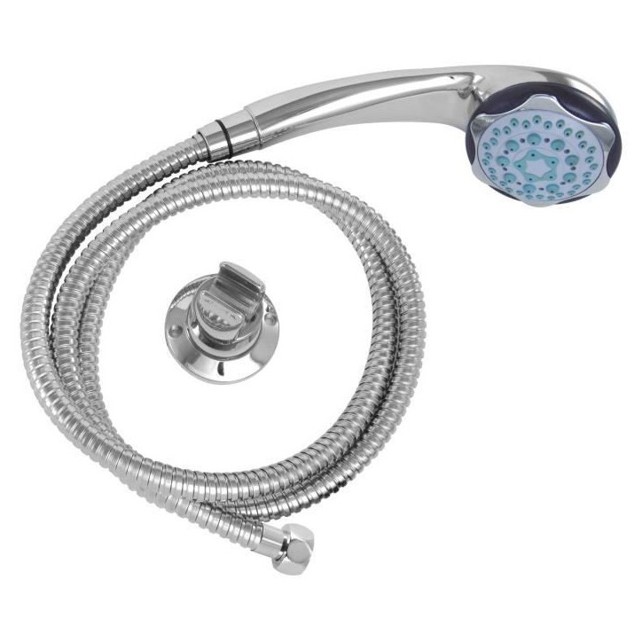 Pommeau de douche ROUSSEAU Combiné Flexible 5 JETS HEKO chromé