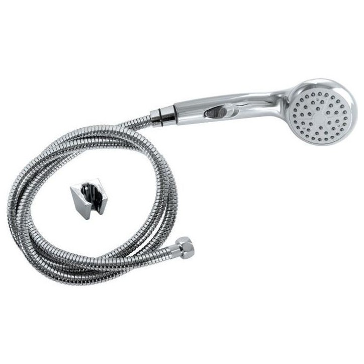 Pommeau de douche ROUSSEAU Heko - Flexible 1J ANTI CALCAIRE STOP'O chromé - Garantie 5 ans Pommeau de douche ROUSSEAU Heko - Flexible 1J ANTI CALCAIRE STOP'O chromé - Garantie 5 ans